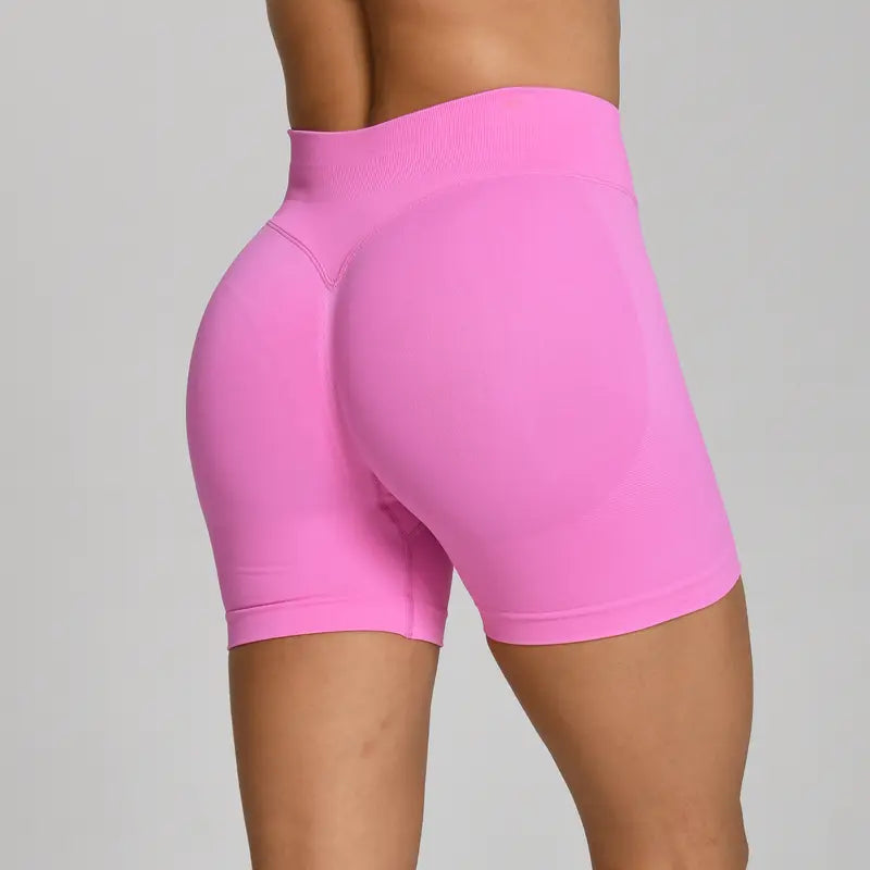 OUFALI Gym Shorts Impact 4.5" Women Workout Scrunch Butt Lifting Gym Seamless Shorts