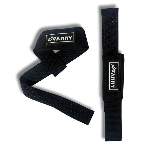 Lifting Straps — Wrist Support for Deadlifts, Rows & Pull-Ups | Cotton + Neoprene Padding