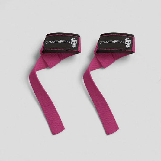 Gymreapers Lifting Straps for Weightlifting Bodybuilding Powerlifting & Strength Training - Premium Padded Neoprene Deadlift Straps with 18" Cotton for Pull-Ups Rows Shrugs Heavy Lifts & Gym Workouts - Grip Support & Wrist Protection Set of 2