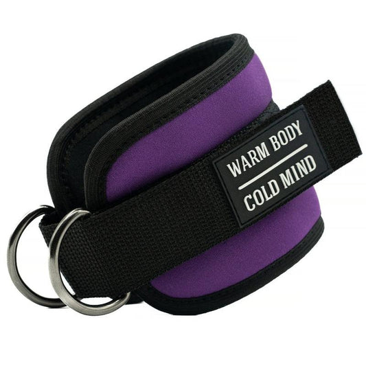 Warm Body Cold Mind, Adjustable Ankle Wraps for Cable Machines, Gym Weightlifting Fitness and Functional Training, Add to Cart Buy Now, Neoprene Padded Support, Secure Adjustable Fit, Reinforced D-Ring Connection
