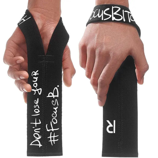 Weight Lifting Straps #Focusb White