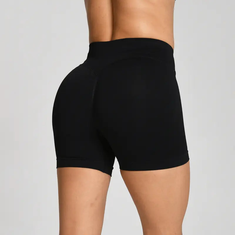 OUFALI Gym Shorts Impact 4.5" Women Workout Scrunch Butt Lifting Gym Seamless Shorts